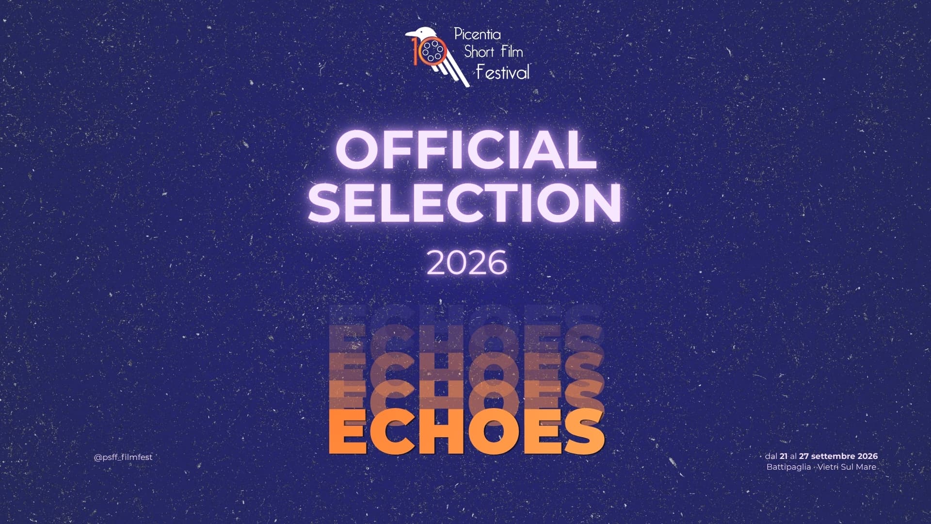 Picentia Short Film Festival 2026: Svelata la Selezione Ufficiale con 29 opere in concorso